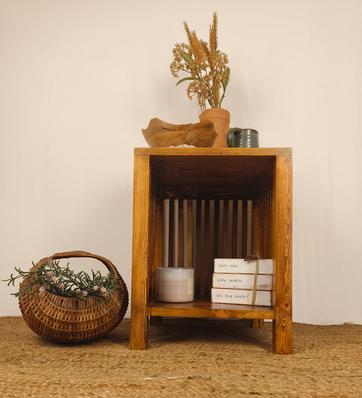 RUFUS Solid Wood End Table