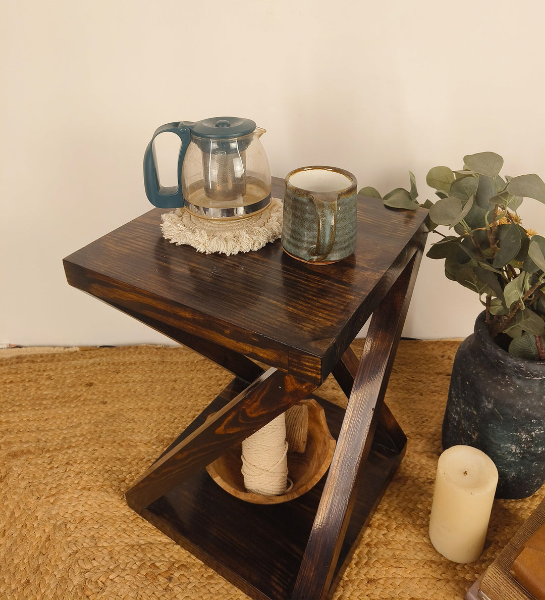 AMOS Solid Wood End Table