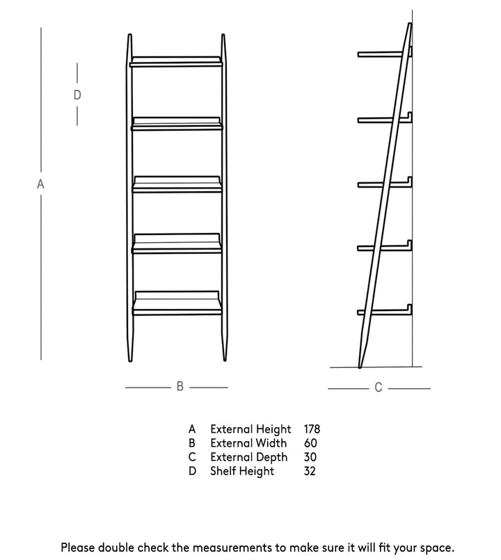 Evelina Ladder bookshelf