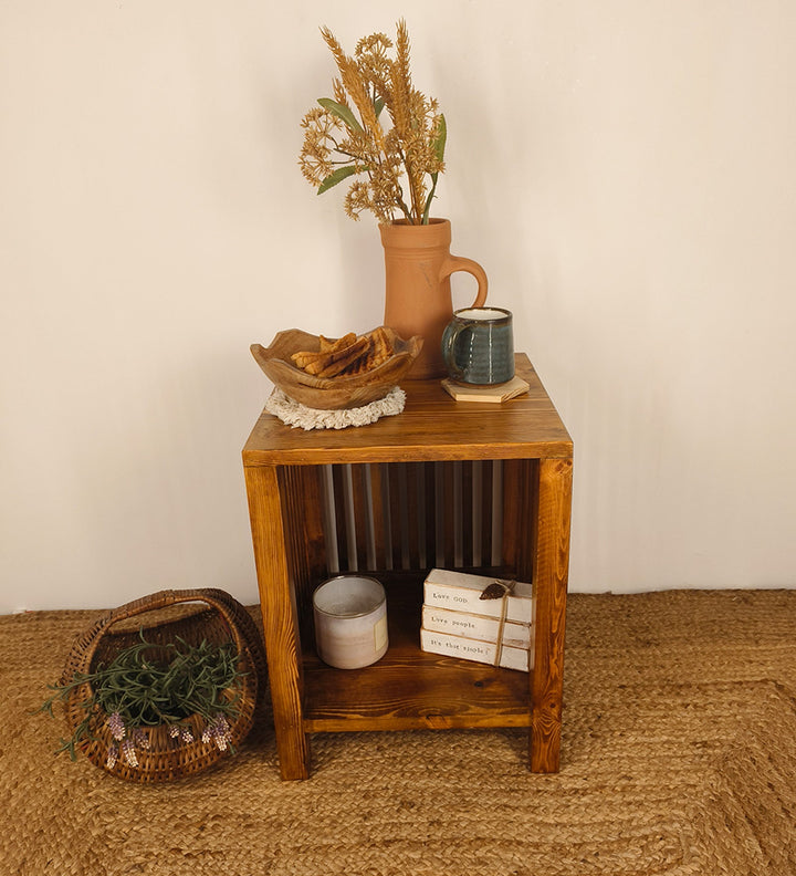 RUFUS Solid Wood End Table