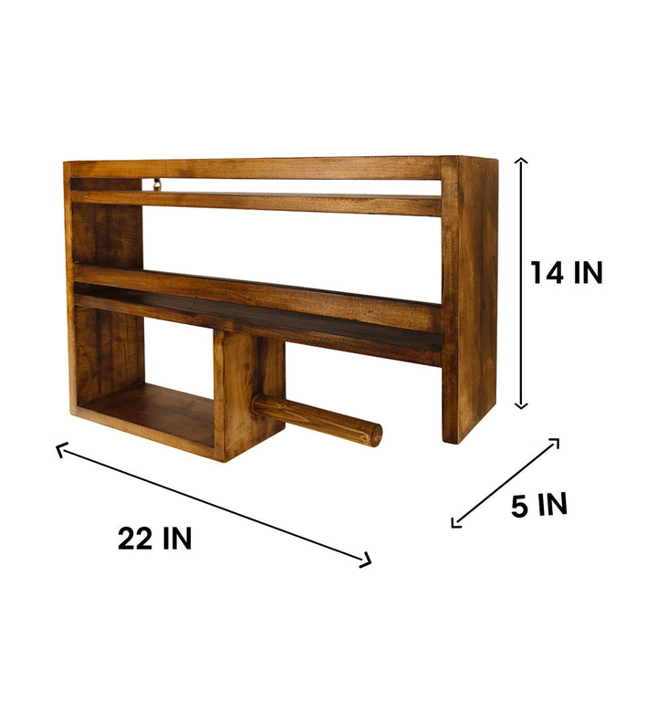 ELEANOR Wooden Kitchen Storage Rack