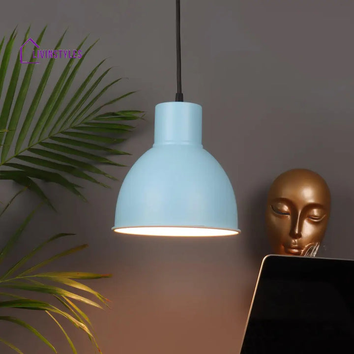 1965 Monging Blue Hanging Light By Ss Lightings Lamp