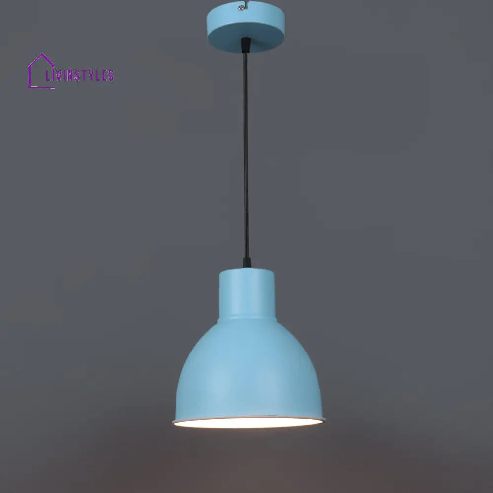 1965 Monging Blue Hanging Light By Ss Lightings Lamp