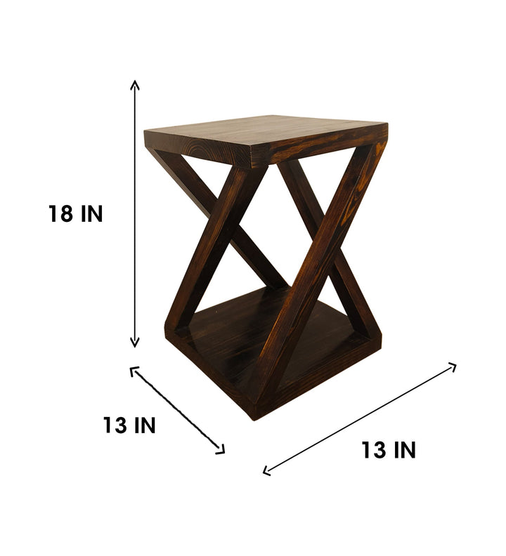 AMOS Solid Wood End Table