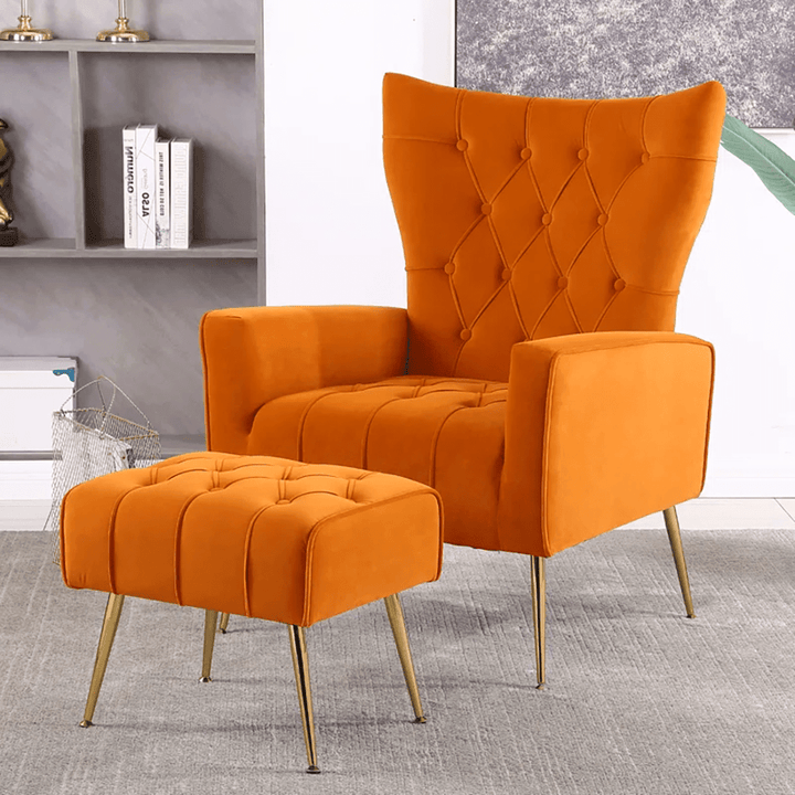 Arseniy ACCENT CHAIR WITH OTTOMAN