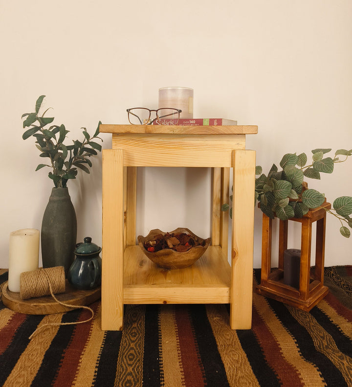 Celine Solid Wood End Table