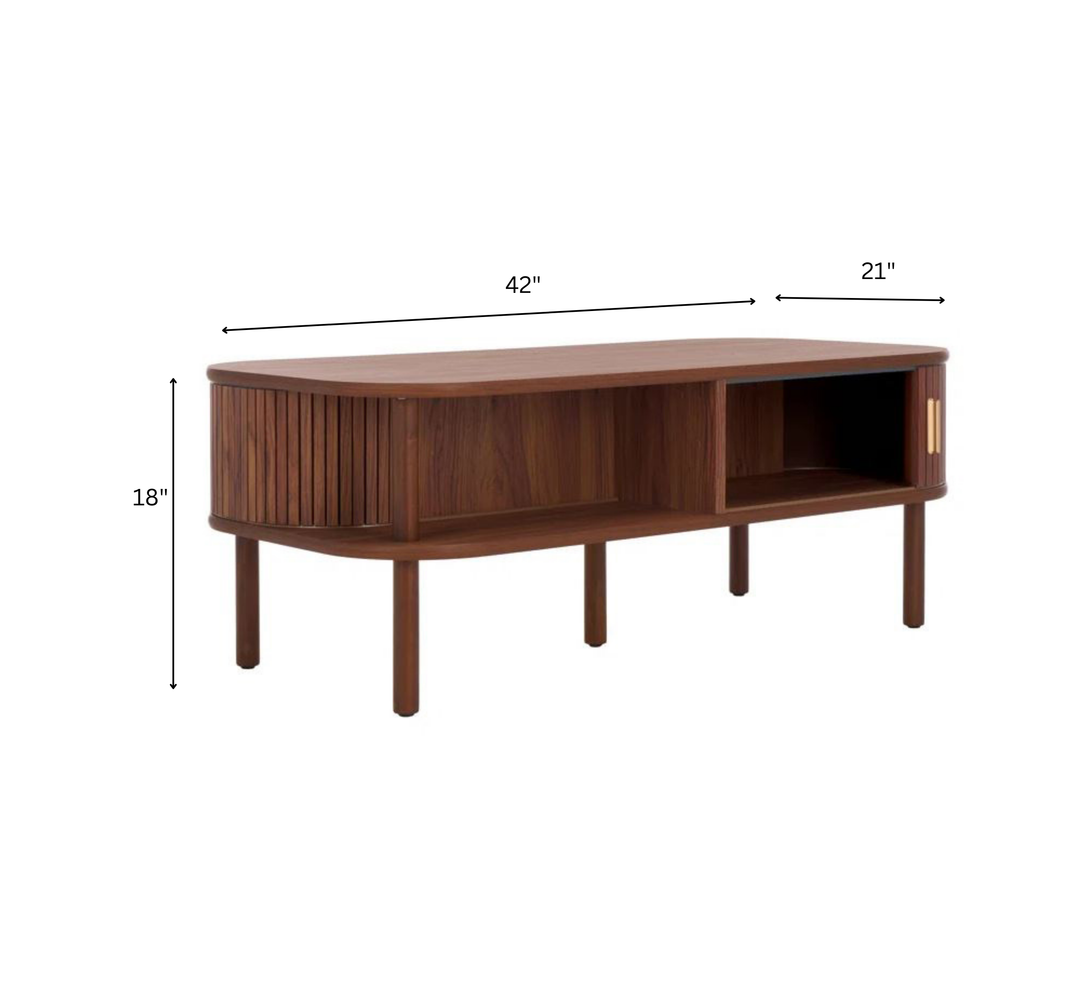 Gavriil Wooden Storage Centre Table