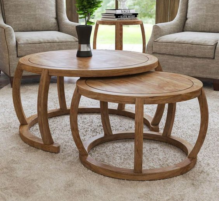 Gauri Wooden Nesting Centre Tables