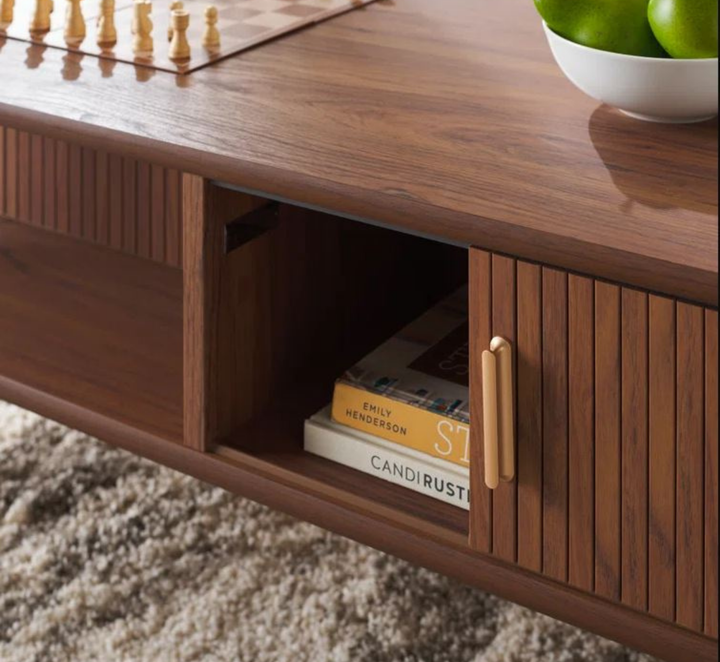 Gavriil Wooden Storage Centre Table