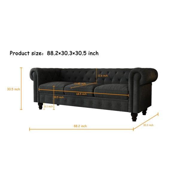 Elysian 3 Seater Chesterfield Sofa