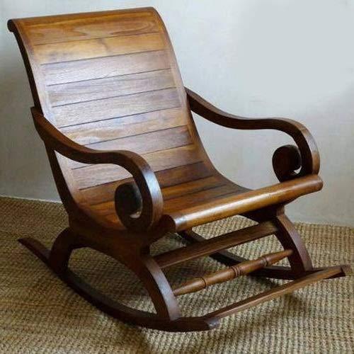 Ashwin Amazing Hand Carved Rocking Chair Sheesham Wood