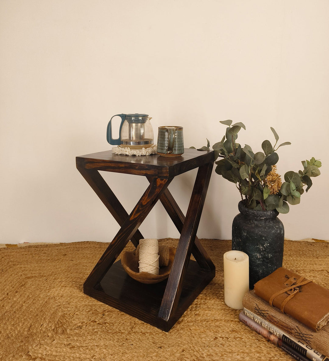 AMOS Solid Wood End Table