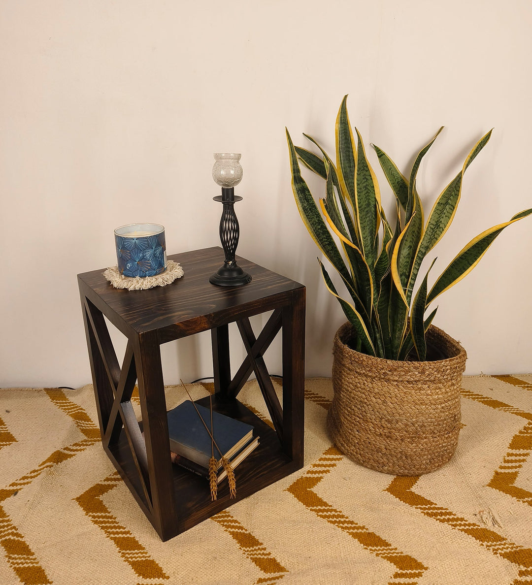 BERT Solid Wood End Table