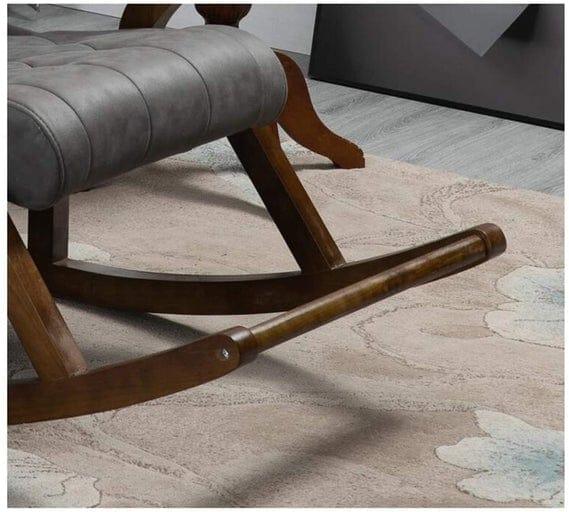 Aparna Sheesham Wood Rocking Chair with Footrest