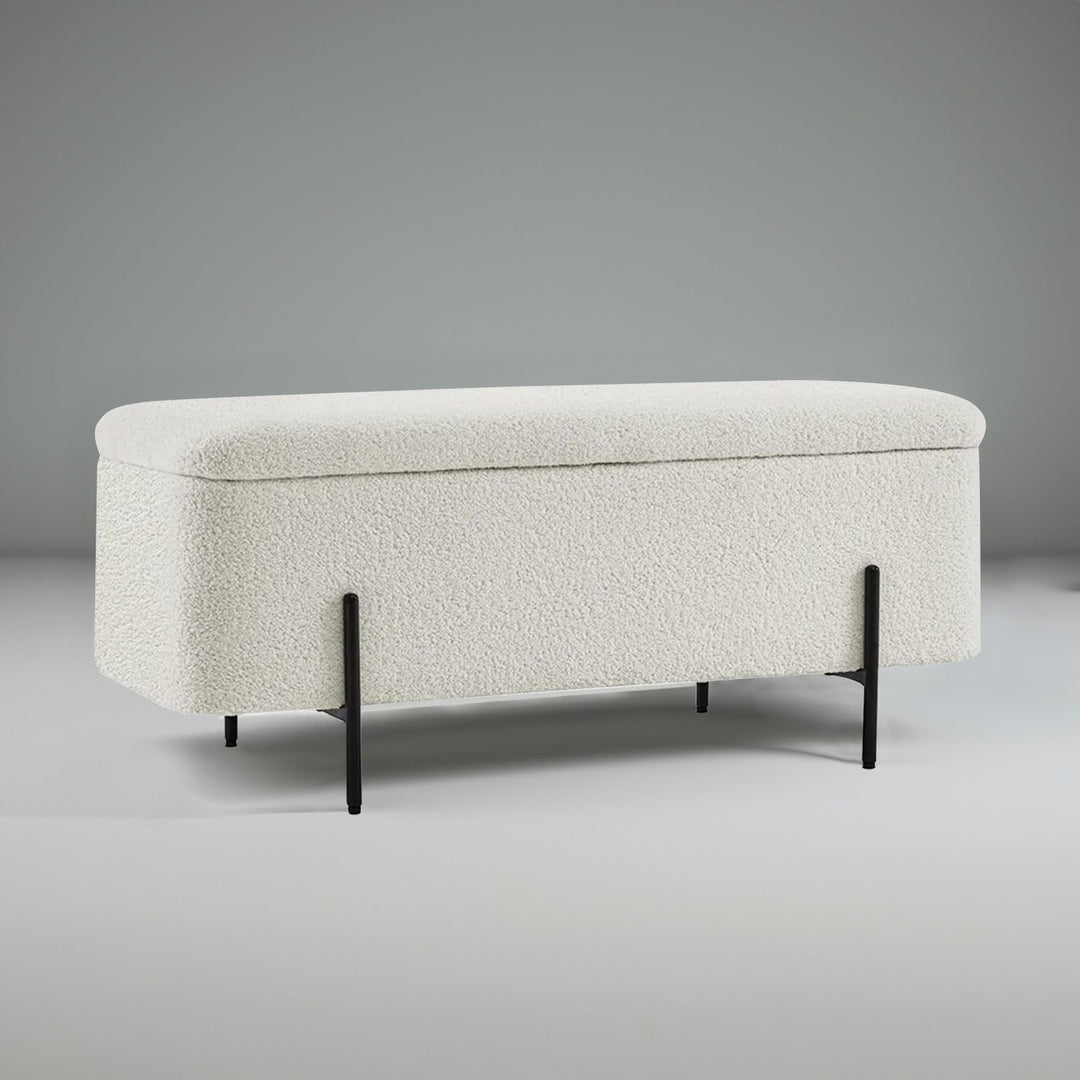 Solomiya Beige Bliss Storage Bench