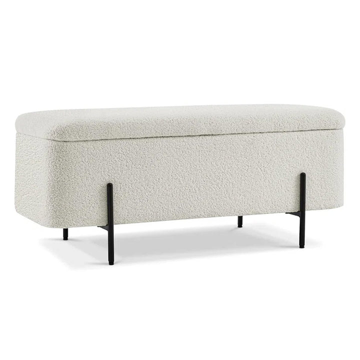 Solomiya Beige Bliss Storage Bench