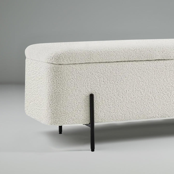 Solomiya Beige Bliss Storage Bench