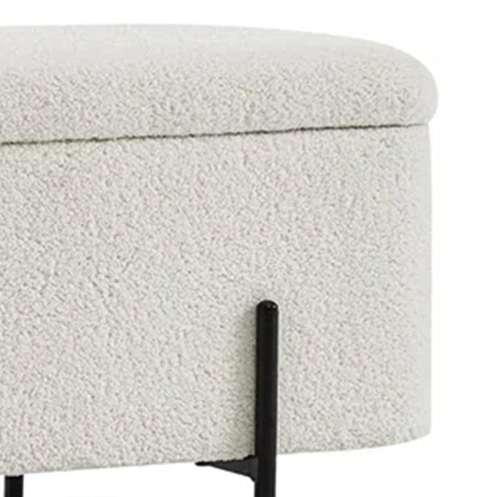 Solomiya Beige Bliss Storage Bench