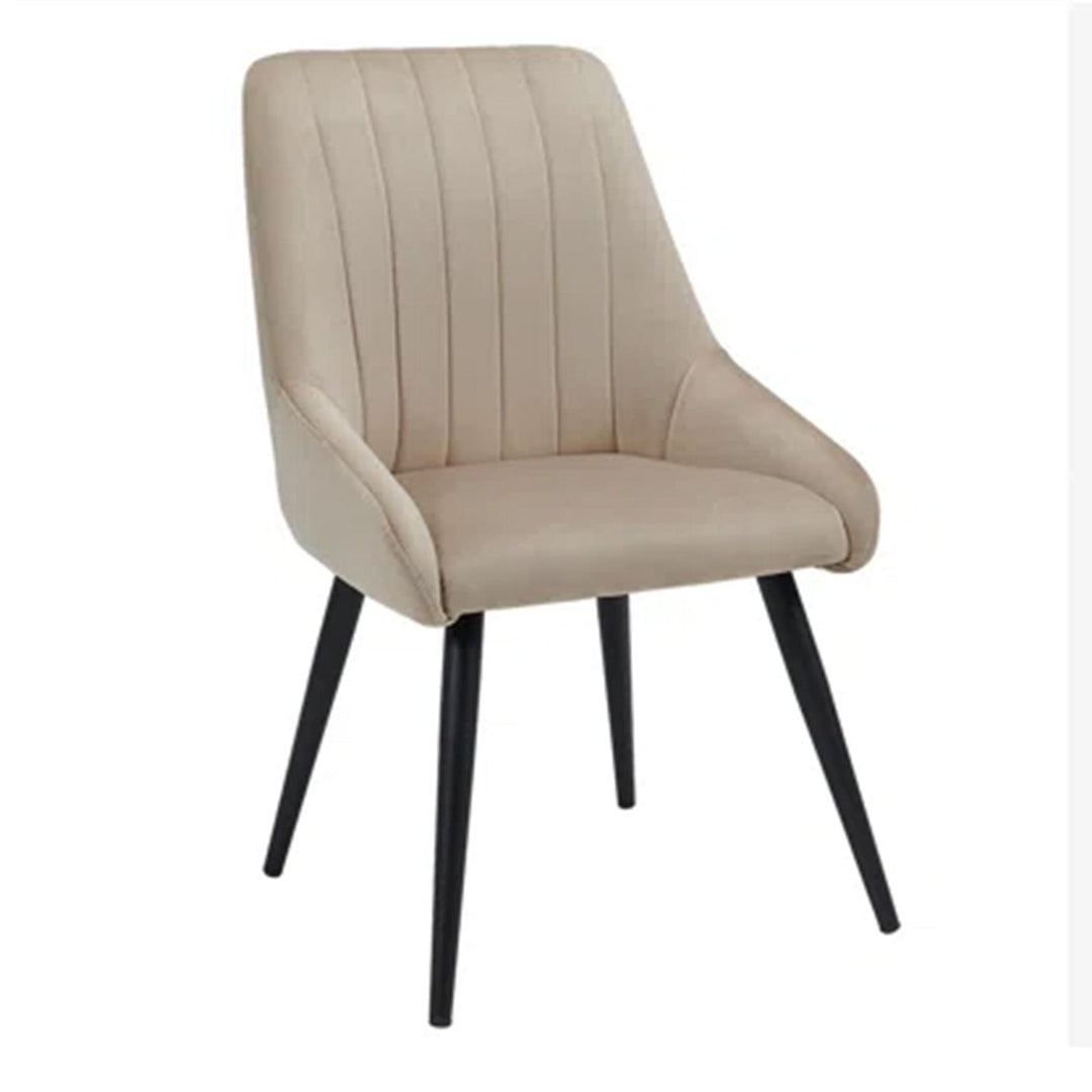 Velvet Dining Chair: Luxury Upgrade Beige