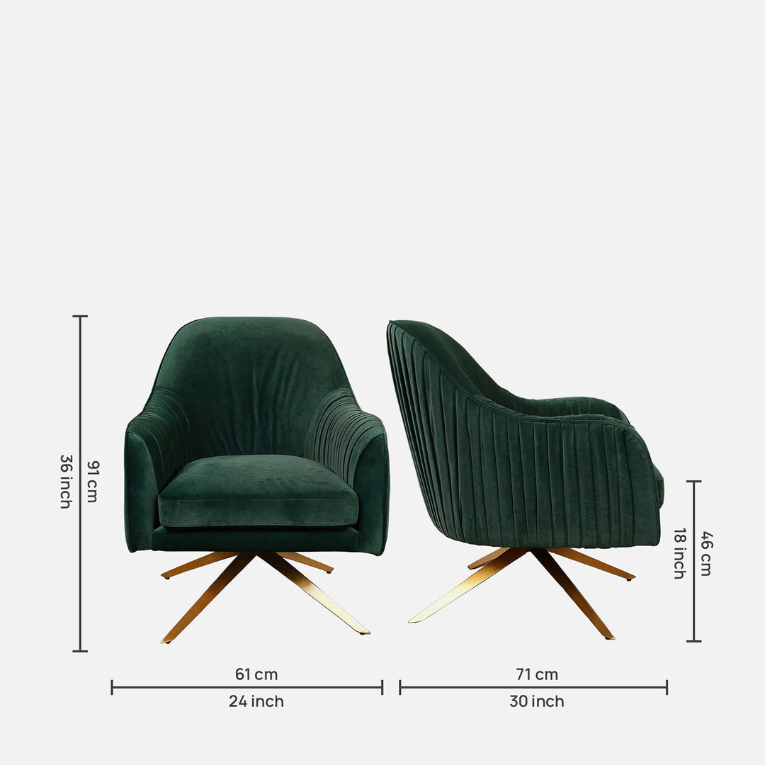 Vyacheslav Green Oasis Lounge Chair