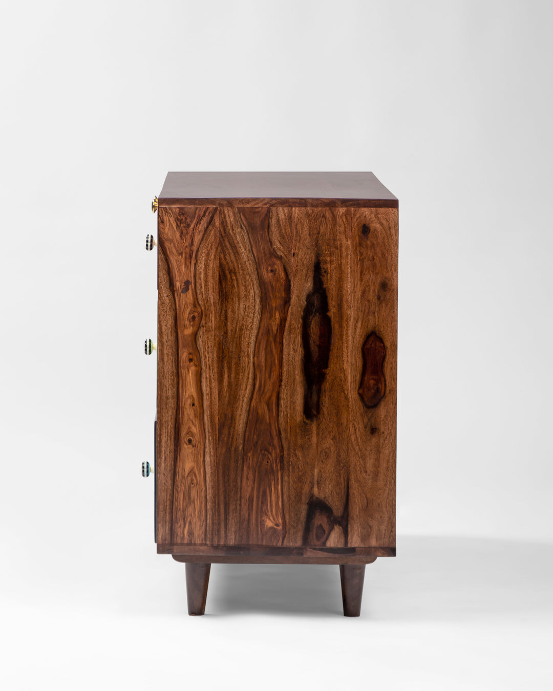 Agafia Mango Wood and Cane Sideboard