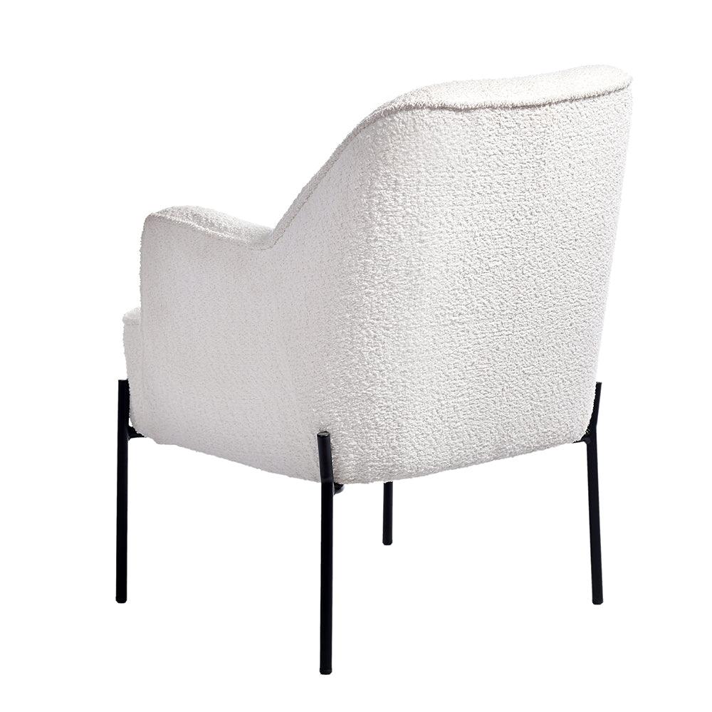 Milana Boucle Fabric Arm chair