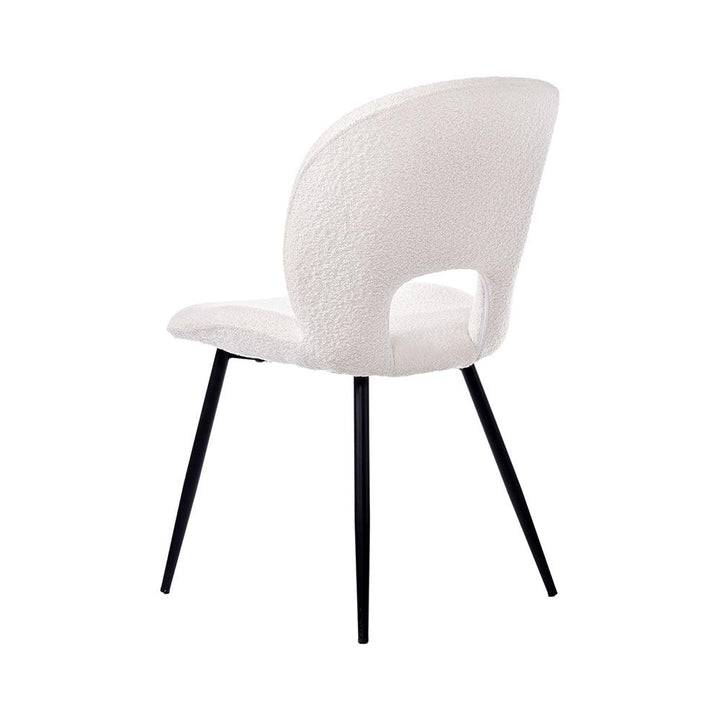 Inessa Iron Boucle Fabric Chair