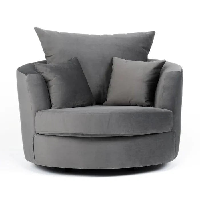 Avenir Wide Velvet Armchair