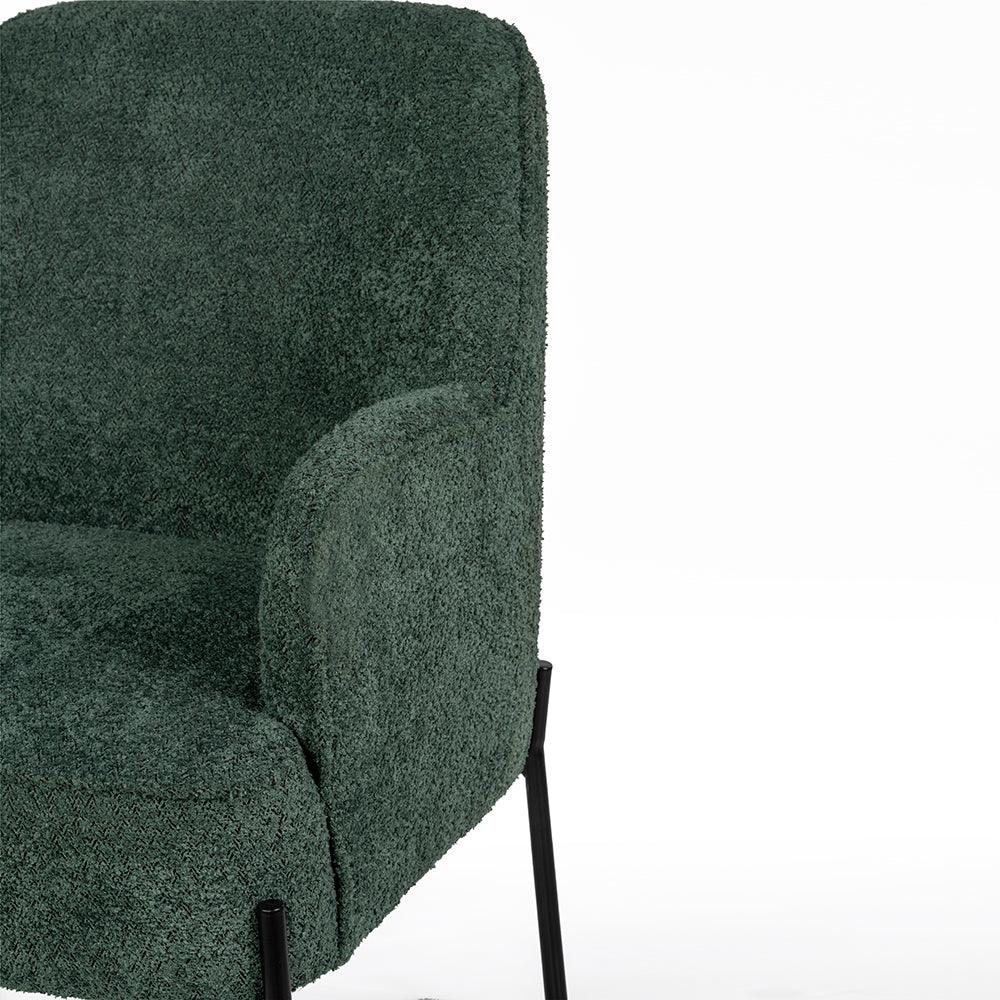 Milana Boucle Fabric Arm chair