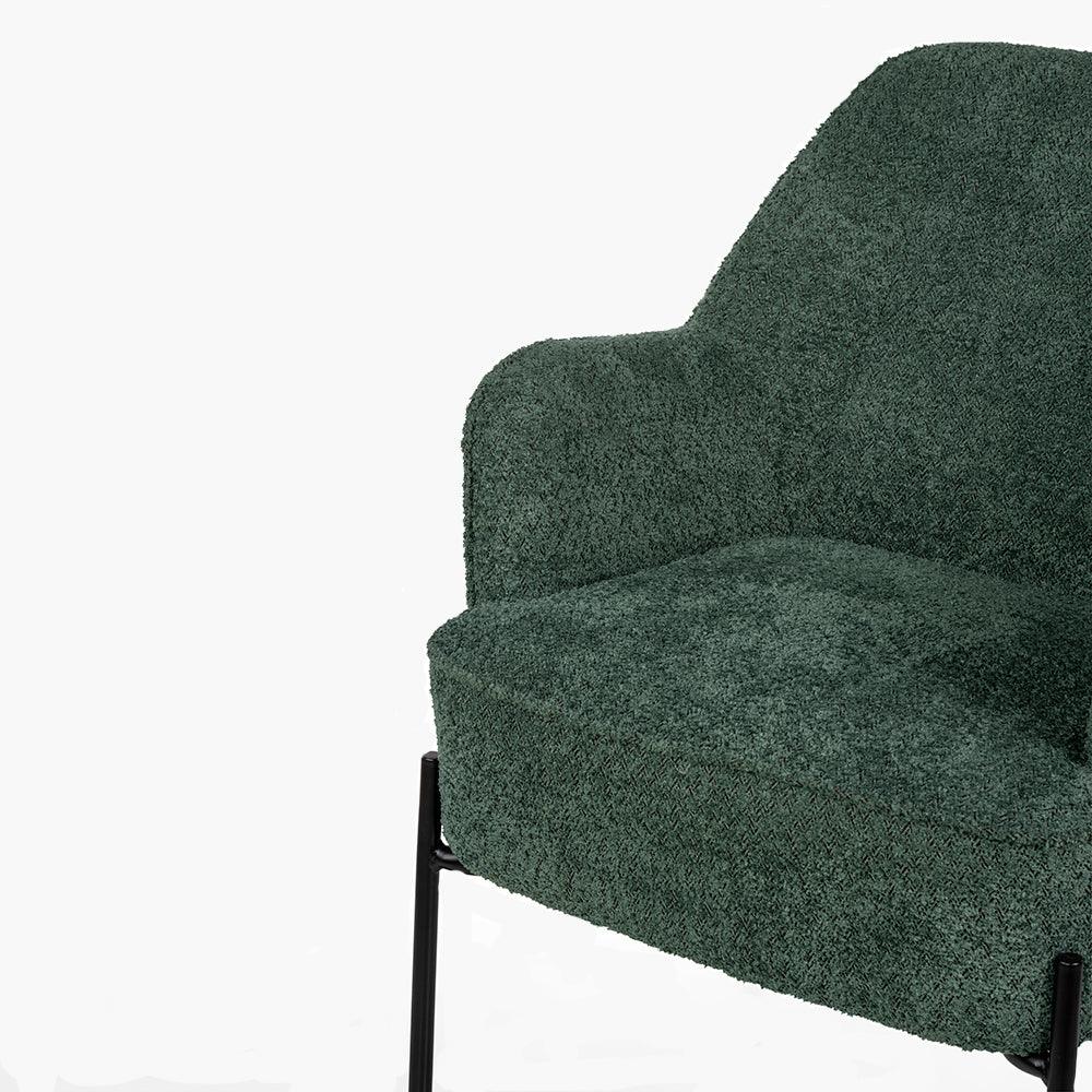 Milana Boucle Fabric Arm chair