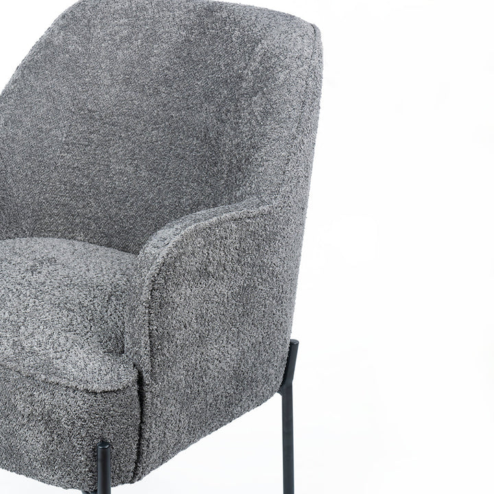 Milana Boucle Fabric Arm chair