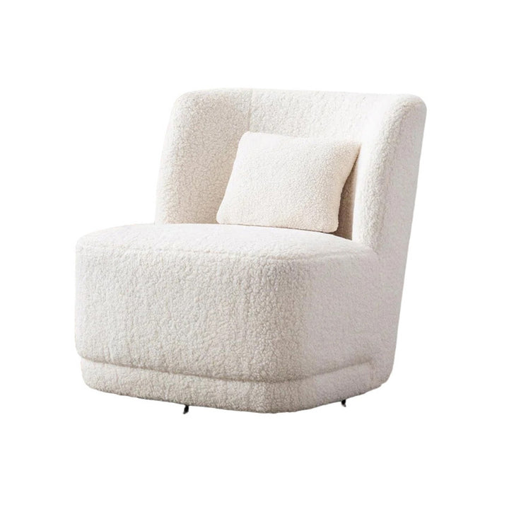 Vladilen Boucle Accent Chair Cream