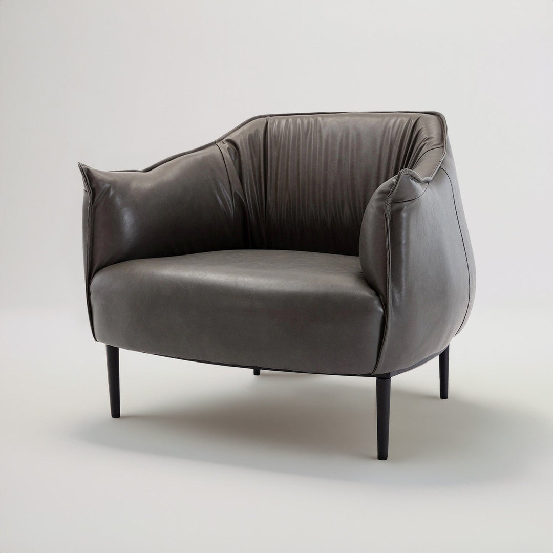 Noyabrina Tufted Bergère Chair Grey