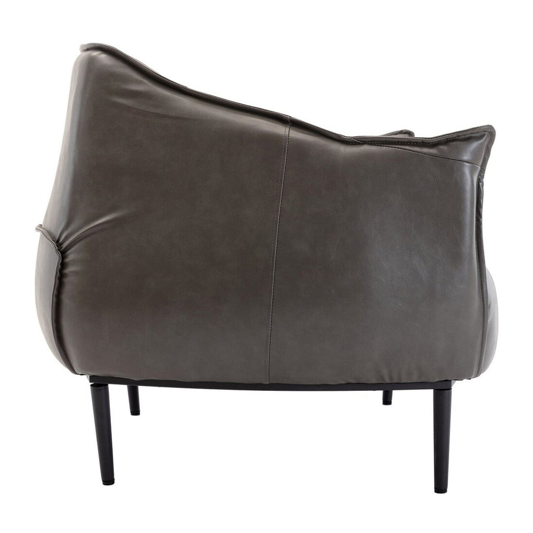 Noyabrina Tufted Bergère Chair Grey