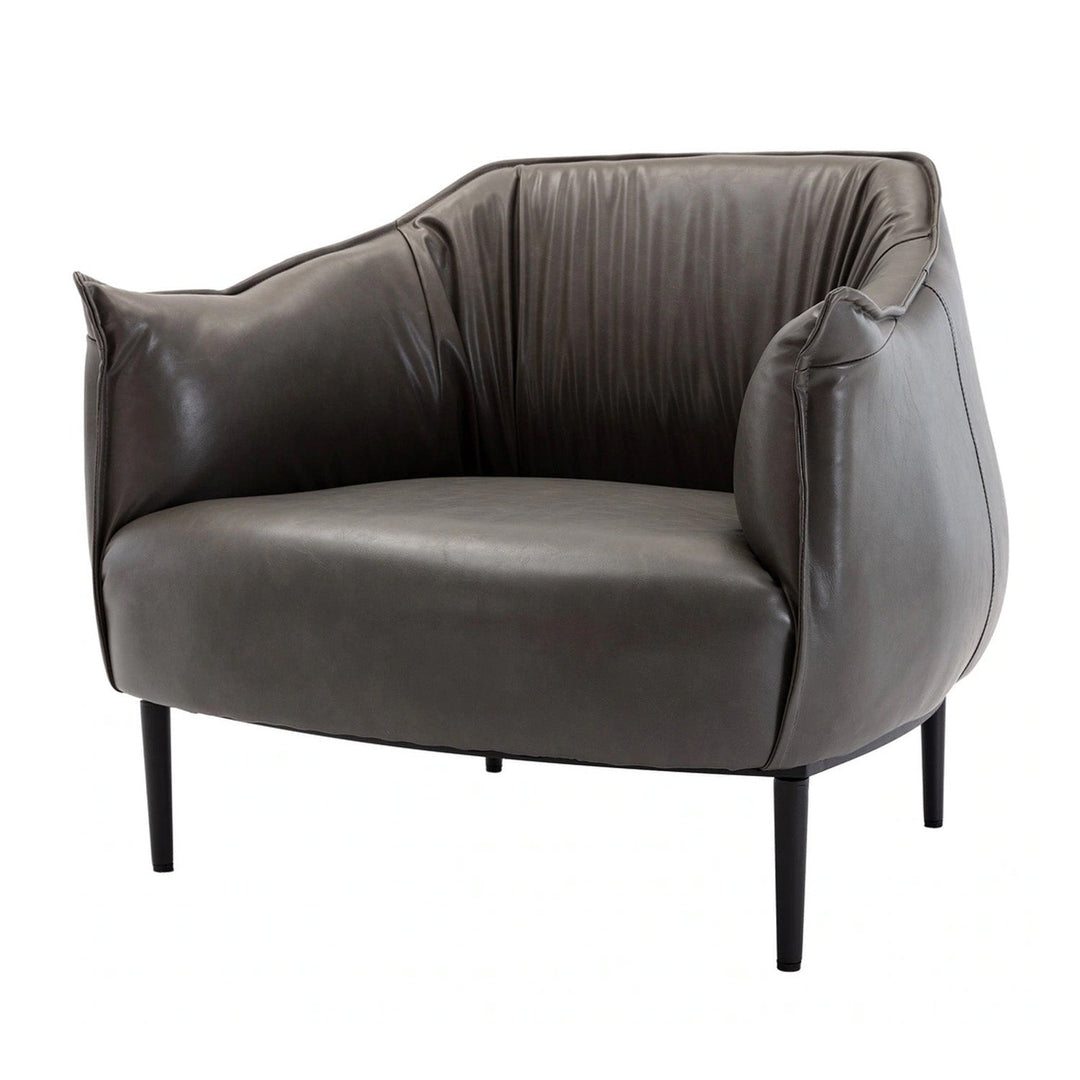 Noyabrina Tufted Bergère Chair Grey