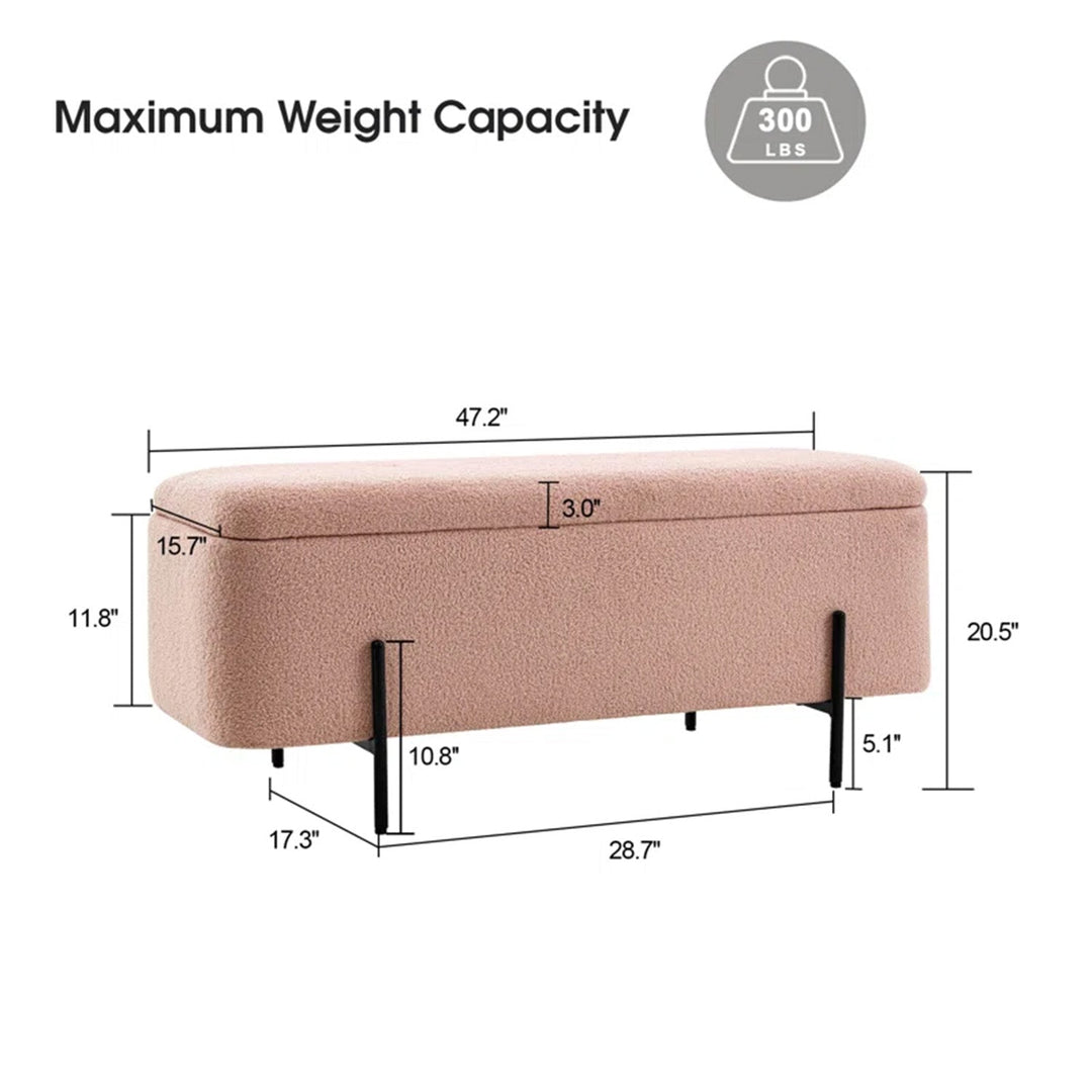 Zoya Petal Perch Storage Bench