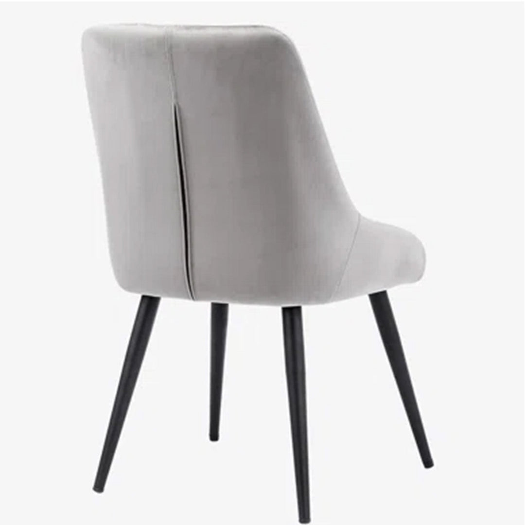 Velvet Dining Chair: Luxury Upgrade Grey