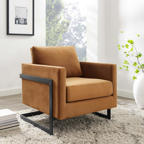 Riya Metal Frame Living Room Chair