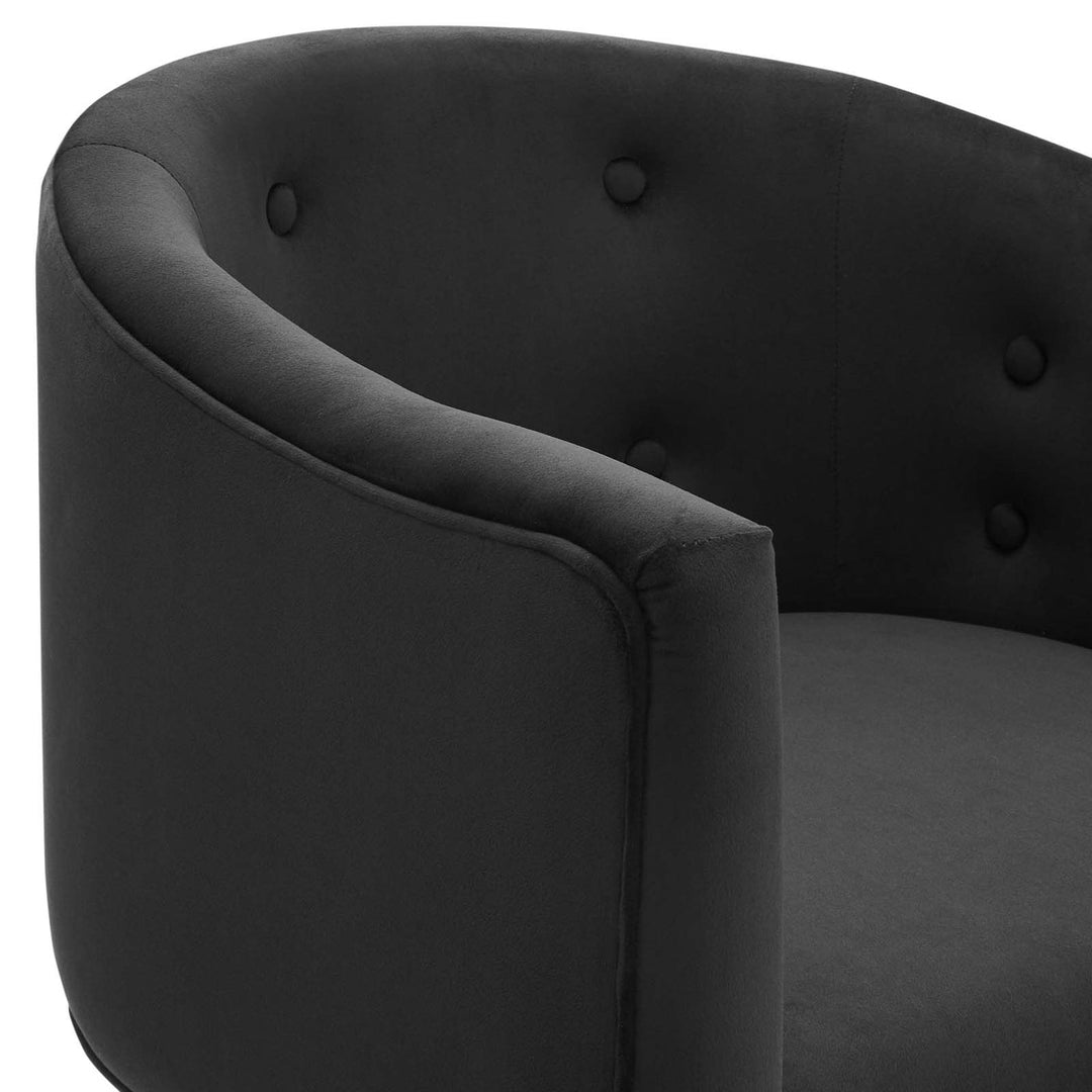 Abhinav Living Room Chair- Black