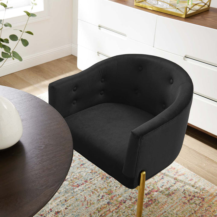 Abhinav Living Room Chair- Black