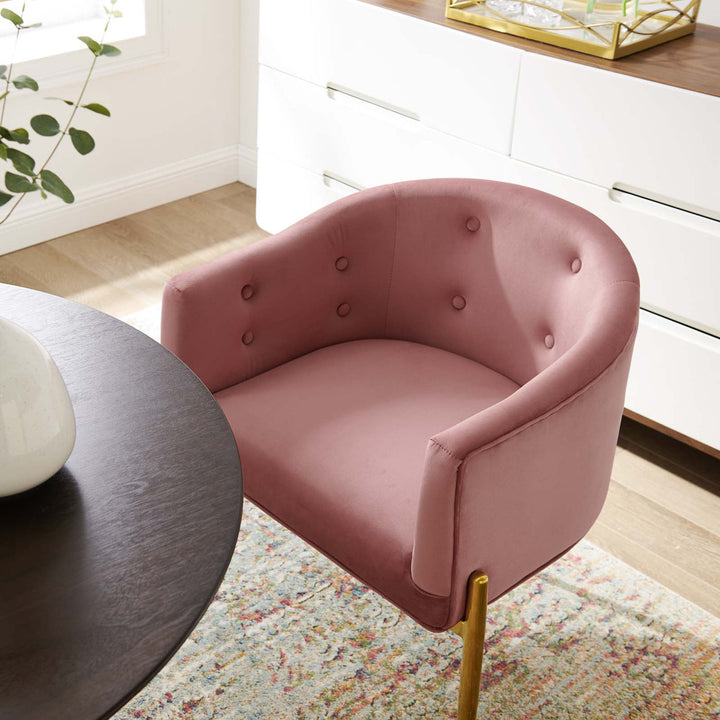 Abhinav Living Room Chair - Pink