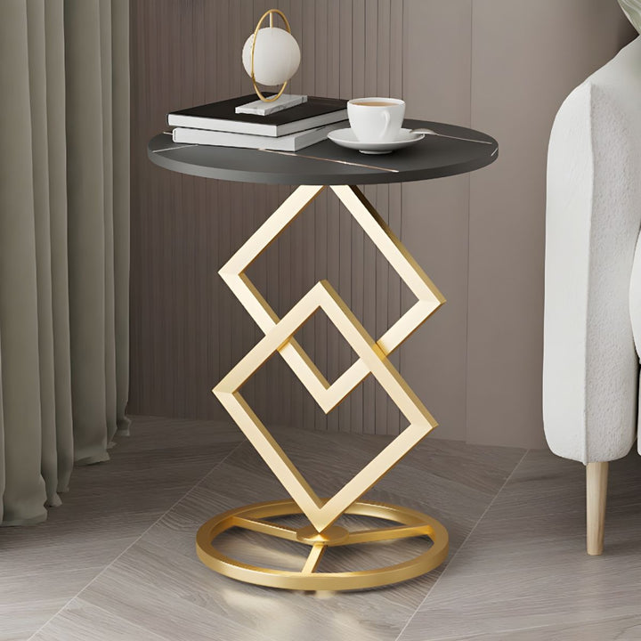 Abigail Metal Side Table for Living Room