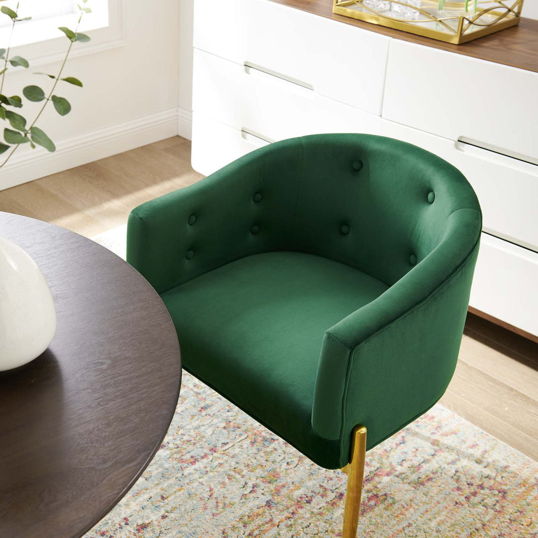 Abhinav Living Room Chair - Green