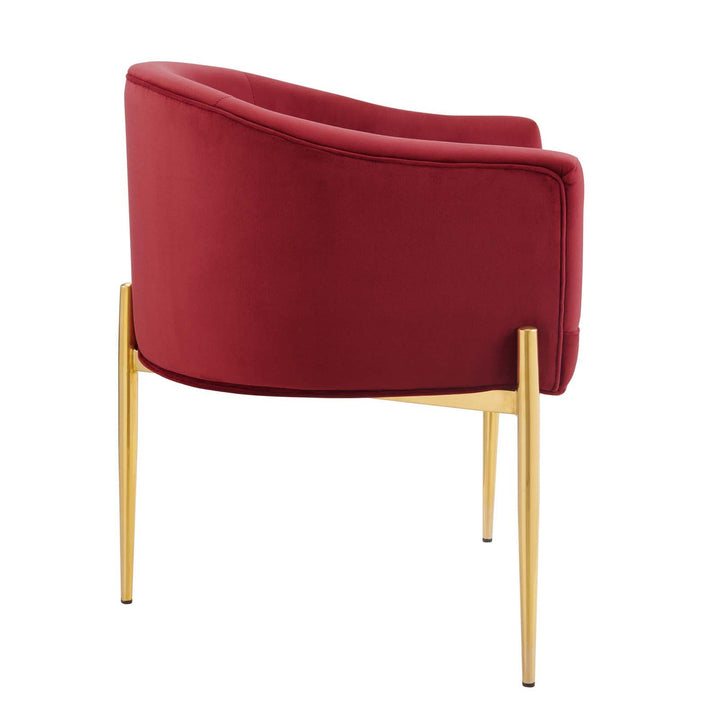 Abhinav Living Room Chair - Red