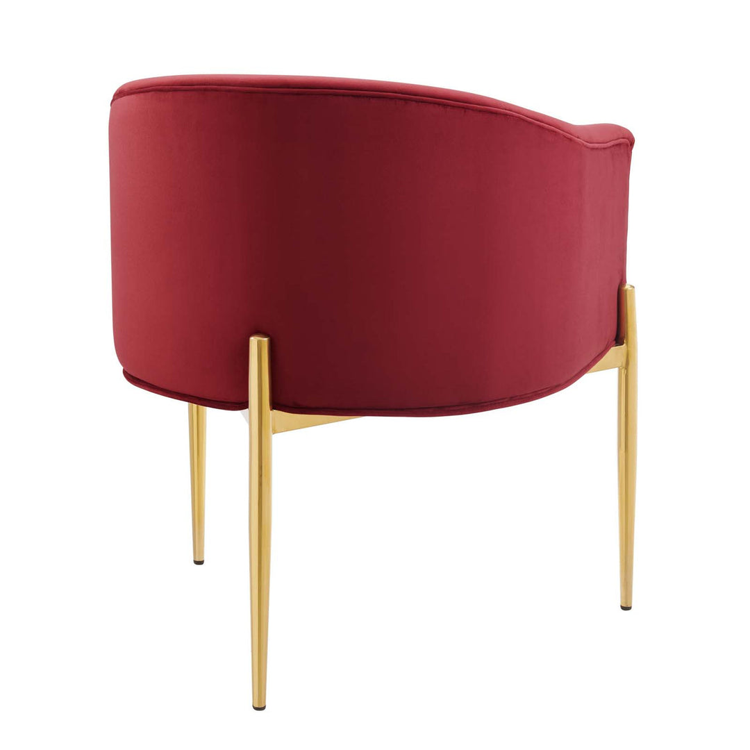 Abhinav Living Room Chair - Red