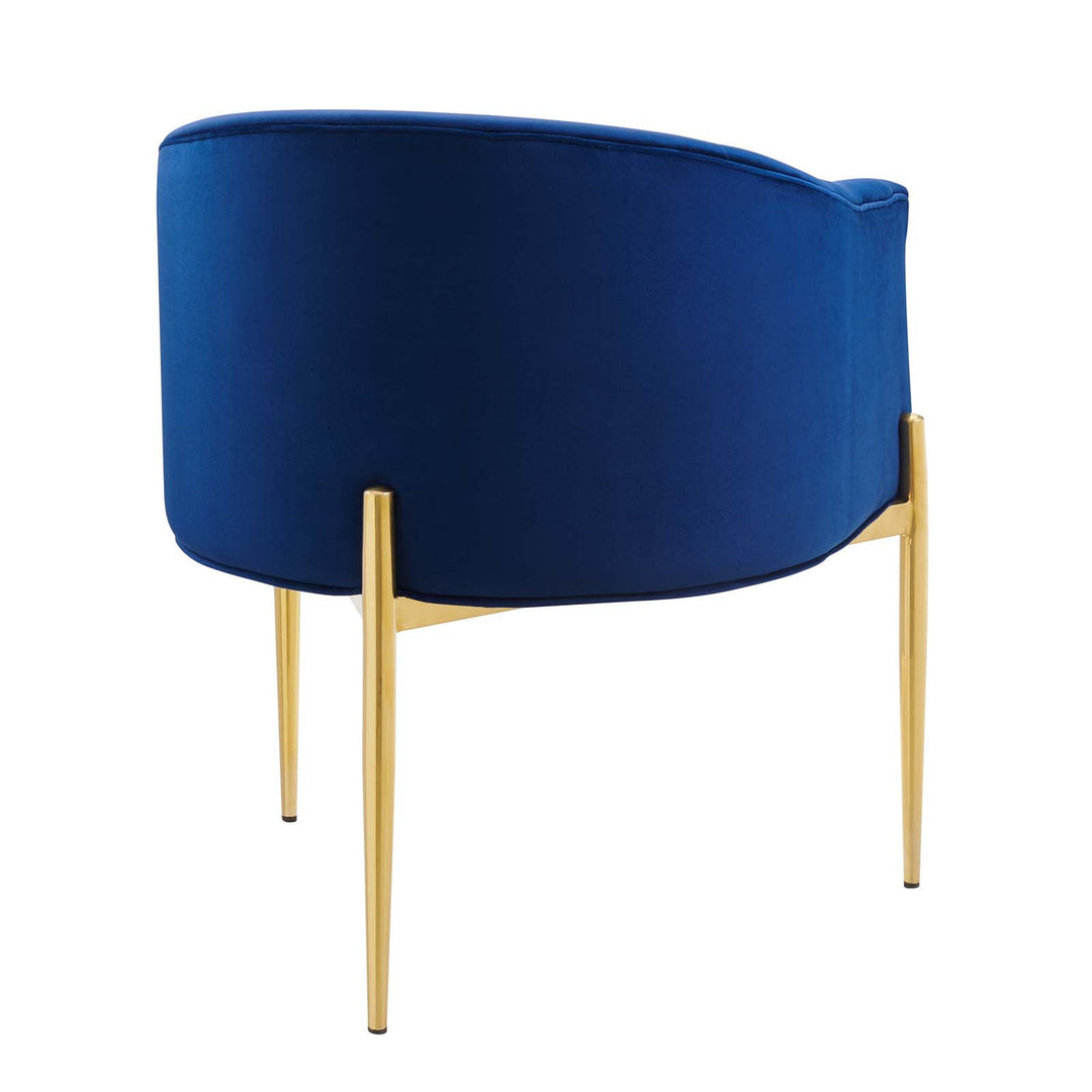 Abhinav Living Room Chair - Blue