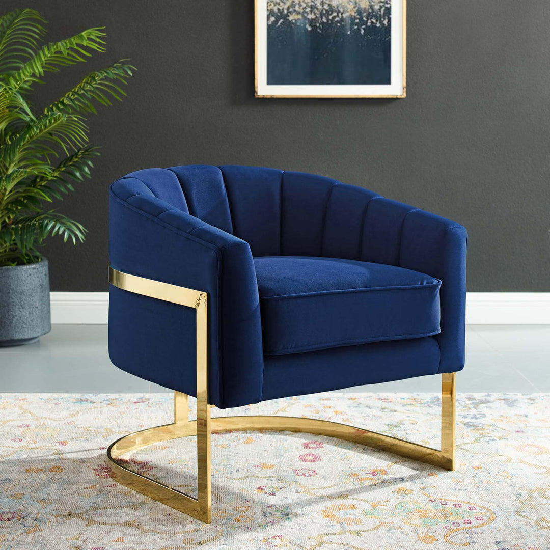 Aishwarya Living Room Chair - Blue