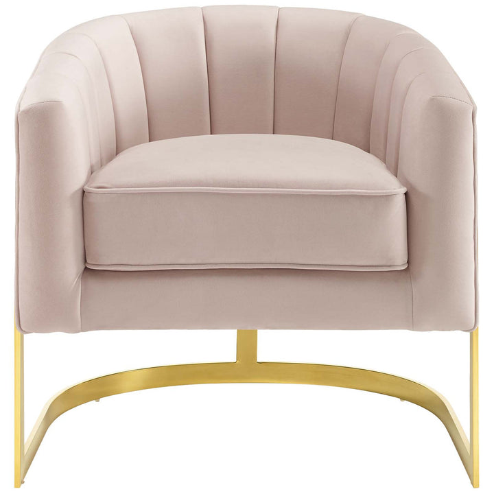 Aishwarya Living Room Chair - Light Pink