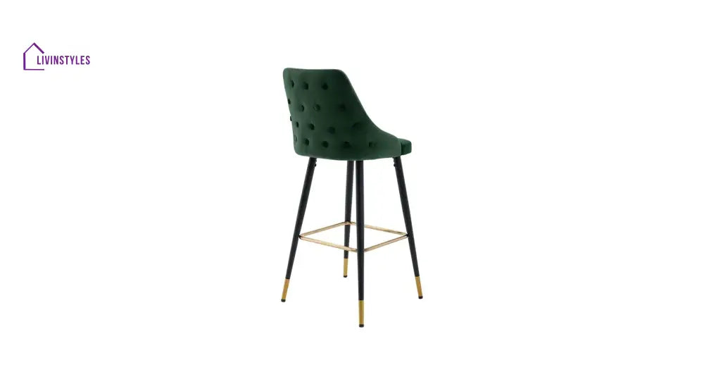 Green Color Davan Bar Stool