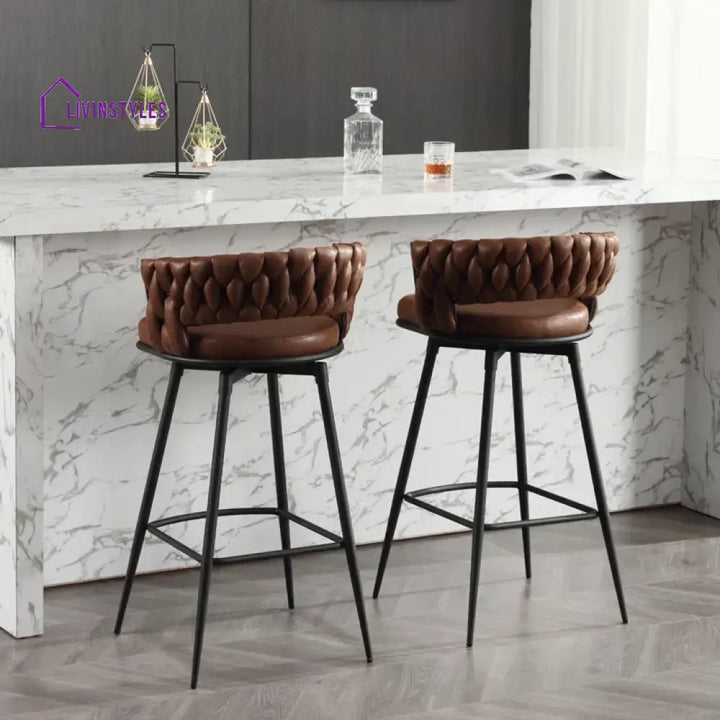 Aarav Brown Presley Bar Stool